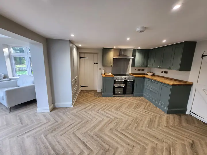 Kitchen, living room and hallway renovation