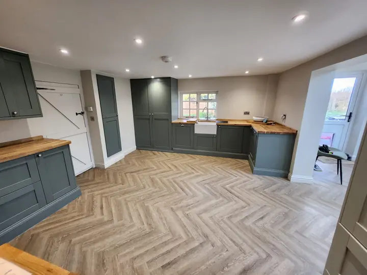 Kitchen, living room and hallway renovation