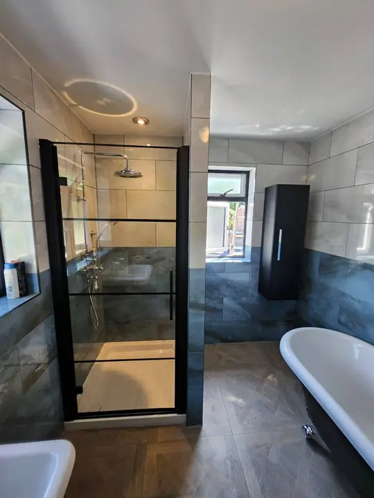 Victorian-style family bathroom