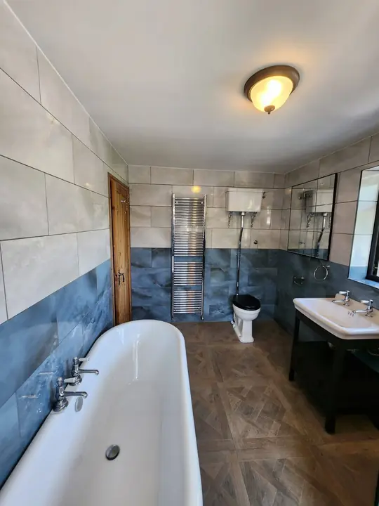 Victorian-style family bathroom