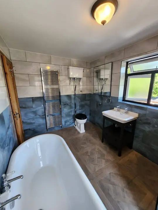 Victorian-style family bathroom